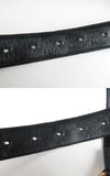 Chanel Calf Leather CC Logo Black Waist Belt - Undothedone