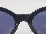 Chanel Blue Tinted CC Gold Logo Sunglasses - Undothedone