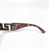 Gianni Versace Vintage MOD T75 Gold Medusa Tortoise Brown Sunglasses - Undothedone