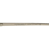 Chanel CC Logo Silver Blue Tinted Rhinestone Sunglasses 4017-D