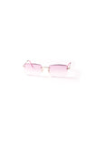 Gucci Pink Ombre Rimless GG 1653S Sunglasses