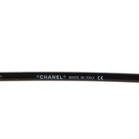 Chanel Gold CC Logo Black 5035 Cat Eye Sunglasses - Undothedone