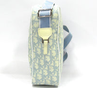 Christian Dior Baby Blue White Monogram Crossbody Shoulder Bag - Undothedone