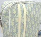 Christian Dior Baby Blue White Monogram Crossbody Shoulder Bag - Undothedone