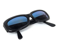 Chanel 5094 Black Blue Tinted Silver CC Logo Sunglasses - Undothedone