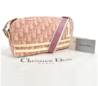 Christian Dior Pink Monogram Shoulder Bag