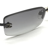 Chanel 4093-B Swarovski Rhinestone Black Sunglasses