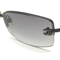 Chanel 4093-B Swarovski Rhinestone Black Sunglasses