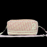 Christian Dior Pink Monogram Shoulder Bag