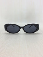 Gucci GG Logo Silver Black Blue Tinted Sunglasses - Undothedone