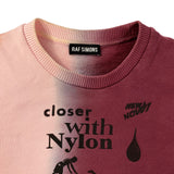 Raf Simons Closer with Nylon Dip Dye Red T shirt - Undothedone