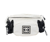 Chanel Sport CC Logo White Waist Shoulder Bag