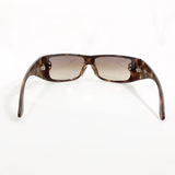 Chanel Rhinestone CC Logo Tortoise Brown Tinted Sunglasses