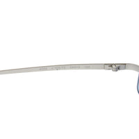 Chanel Blue Tinted Silver CC Logo Rimless Sunglasses 4002 - Undothedone