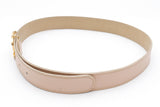 Chanel Calf Leather Gold CC Logo Beige Waist Belt - Undothedone