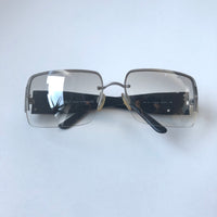 Chanel Clear Rhinestone Swarovski Black Sunglasses 4095-b