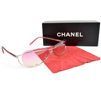 Chanel Silver Pink Tinted Sunglasses 4020 - Undothedone