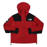 Supreme The North Face AW10  Red Black Waxed Cotton Mountain Jacket - Undothedone