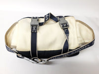 Chanel Sports CC Logo Gray Navy White Pouch Shoulder Waist Body Bag - Undothedone
