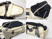 Chanel Sports CC Logo Gray Navy White Pouch Shoulder Waist Body Bag - Undothedone