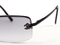 Chanel 4093-B Swarovski Rhinestone Black Sunglasses - Undothedone