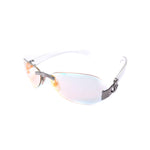 Chanel Iridescent Multicolour Clear Logo Sunglasses