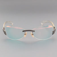 Chanel Iridescent Multicolour Clear Logo Sunglasses