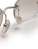Christian Dior Silver Clear Logo Sunglasses - Undothedone