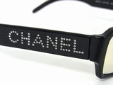 Chanel Black Yellow Tinted Rhinestone Swarovski - Undothedone