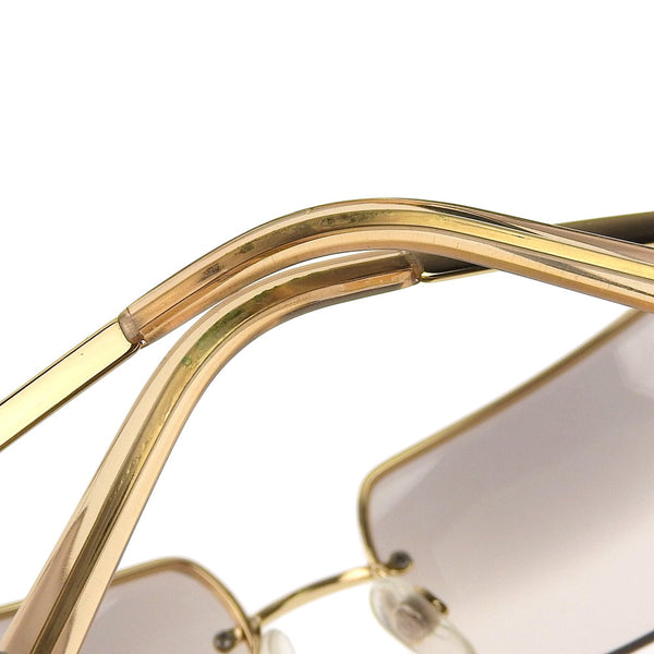 Chanel CC Logo Rhinestone Gold Sunglasses 4104-B – Undothedone