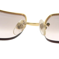 Chanel CC Logo Rhinestone Gold Sunglasses 4104-B - Undothedone