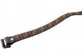 Fendi Zucca Pattern Logo Gold FF Belt - Undothedone