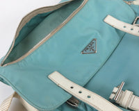 Prada Sport Ice Baby Blue Nylon Logo Shoulder Messenger Bag - Undothedone