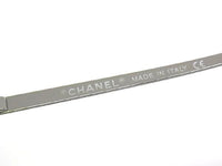 Chanel CC Logo Green Tinted Silver Sunglasses 4017