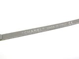 Chanel CC Logo Green Tinted Silver Sunglasses 4017