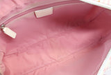 Christian Dior Pink Monogram Rhinestone Flower Pattern Shoulder Bag