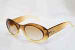 Gucci GG 2400 Oval Kurt Cobain Yellow Sunglasses - Undothedone