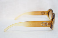 Gucci GG 2400 Oval Kurt Cobain Yellow Sunglasses - Undothedone