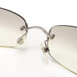 Chanel CC Logo Transparent Silver Sunglasses - Undothedone