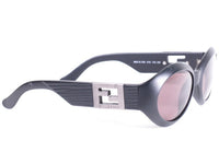 Fendi FF Logo Oval Black Red Tinted Sunglasses SL7548 - Undothedone