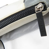 Chanel Sports CC Logo Grey White Waist Shoulder Bag