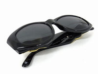 Versace Mod 424 Gold Medusa Black Sunglasses - Undothedone