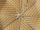 Fendi Logo Brown Monogram Umbrella - Undothedone